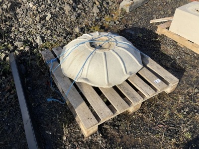 CONCRETE BIRD BATH