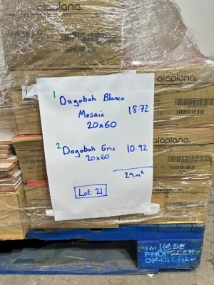 PALLET OF APPROX. 29m2  OF ASSORTED UNUSED TILES TO INCLUDE: 