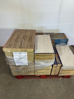 PALLET OF APPROX. 37.54m2  OF ASSORTED UNUSED TILES TO INCLUDE: 
