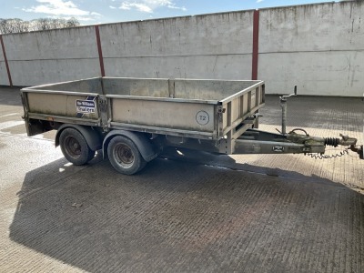 APPROX 10ft X 5ft IFOR WILLIAMS LM105G DROPSIDE TRAILER