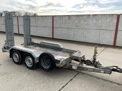 BRIAN JAMES APPROX. 9FT X 4FT 2.7TON TWIN AXLE PLANT TRAILER