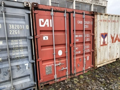 20x8 SHIPPING CONTAINER (RED)