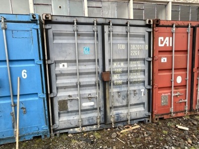 20x8 SHIPPING CONTAINER (BLUE)