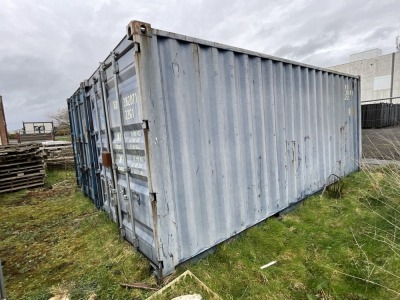 20x8 SHIPPING CONTAINER (BLUE)