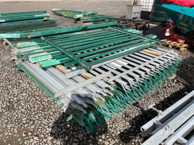 APPROX 12No. PALASIDE FENCING PANELS & 13No. POSTS