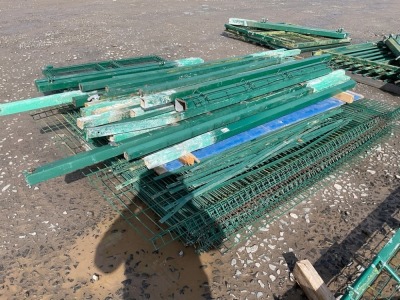 APPROX 16No. MESH FENCING PANELS & APPROX 22No. POSTS