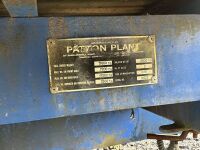 PATTON APPROX 18ft 14 TON TWIN AXLE BEAVERTAIL PLANT TRAILER - 10