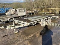 INDESPENSION CHALLENGER 14x6 TWIN AXLE BEAVERTAIL TRAILER - 3