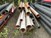 METAL STILLAGE TO INC. ASSORTED PIPES - 2