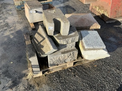 PALLET TO INC. ASSORTED KERBS, COPING & CONCRETE PRODUCTS