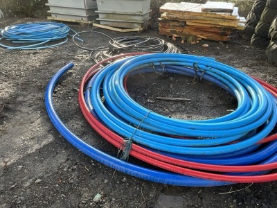 LARGE SELECTION OF ASSORTED WATER PIPES & DUCTING