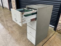 4 DRAWER FIRE PROOF FILING CABINET - 2