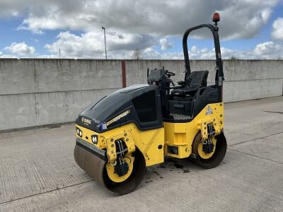 BOMAG BW120AD-5 DOUBLE DRUM RIDE ON VIBRATING ROLLER