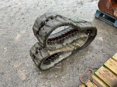 PART WORN RUBBER TRACK TO SUIT MINI DIGGER