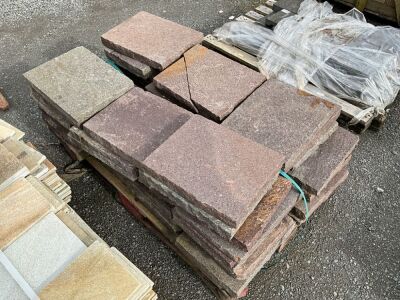 PALLET OF ASSORTED PAVING SLABS