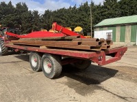 MARCHALL BC25 12 TON TWIN AXLE FLAT TRAILER - 3