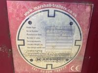 MARSHALL BC25 12 TON TWIN AXLE FLAT TRAILER - 21