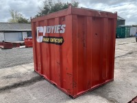 APPROX 9ft x 6ft ANTI VANDAL SITE STORE - 4