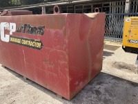 APPROX 10ft x 4ft METAL BUNDED FUEL TANK - 4
