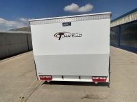UNUSED TURATELLO F26 APPROX 16ft x 7ft 2600KGS ENCLOSED CAR TRANSPORTER TRAILER - 10