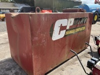 APPROX 10ft x 4ft METAL BUNDED FUEL TANK - 5