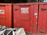 APPROX 9ft x 6ft ANTI VANDAL SITE STORE - 2