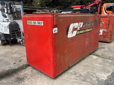APPROX 10ft x 4ft METAL BUNDED FUEL TANK