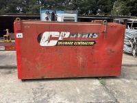 APPROX 10ft x 4ft METAL BUNDED FUEL TANK - 2