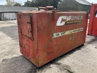 APPROX 10ft x 4ft METAL BUNDED FUEL TANK - 4
