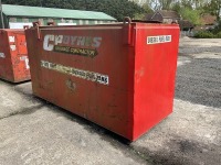 APPROX 10ft x 4ft METAL BUNDED FUEL TANK - 6