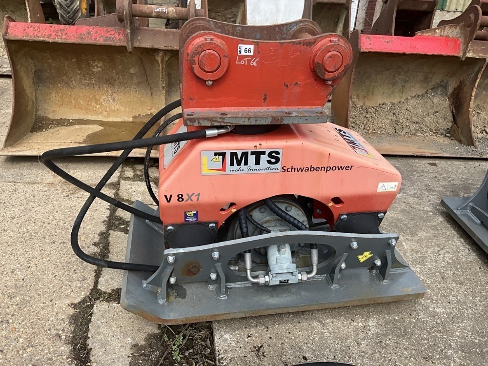 Mts Compaction Machine MTS V8X1 COMPACTION PLATE TO SUIT 20 TON MACHINE | CP DYNES I T269 ...