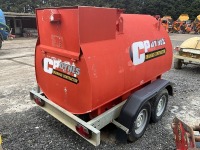 CONQUIP 2000lt TWIN AXLE BUNDED METAL FUEL BOWSER - 4