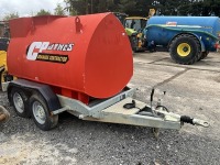 CONQUIP 2000lt TWIN AXLE BUNDED METAL FUEL BOWSER - 5