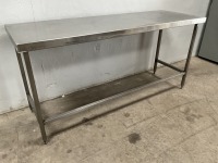 1800mm STAINLESS STEEL PREP BENCH - 2