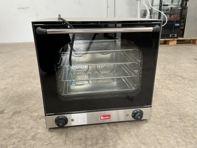 UNUSED BANKS COMPACT CONVECTION OVEN