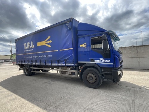 IVECO EUROCARGO 180E25 18TON 4x2 AUTOMATIC CURTAINSIDER  