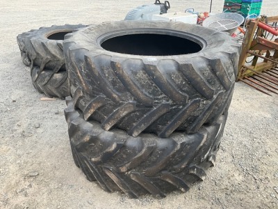 2No. 600/65R38 PART WORN TYRES