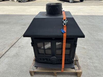 HUNTER 2 SIDED SOLID FUEL STOVE