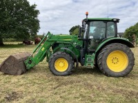 JOHN DEERE 6130R 4WD TRACTOR C/W 623R LOADER - 4