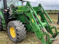 JOHN DEERE 6130R 4WD TRACTOR C/W 623R LOADER - 25