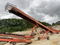 FINLAY 530 APPROX 50ft HYDRAULIC DRIVEN MOBILE CONVEYOR STACKER/STOCK PILER - 8