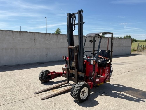 MOFFETT MOUNTY M4 NX SERIES 20.4 FOURWAY 3 WHEEL DIESEL FORKLIFT