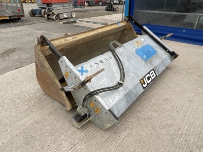 APPROX 7ft JCB HYDRAULIC SWEEPER C/W COLLECTION BIN