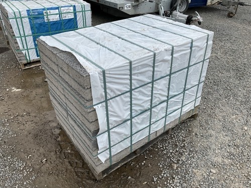 PALLET OF APPROX. 9.6sqm UNUSED ACHESON & GLOVER PEPPER PLAZA FLAGS