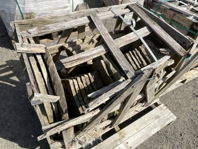 WOODEN CRATE TO INC. SANDSTONE CIRCLE