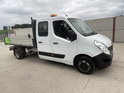 RENAULT MASTER LL35 BUSINESS 2.3 DCI 125 CREW CAB TIPPER