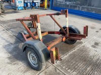 SINGLE AXLE MANUAL FAST TOW CABLE TRAILER - 5