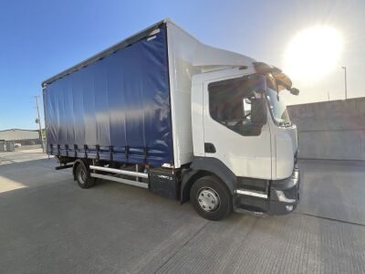 RENAULT D 12 TON 4x2 AUTOMATIC CURTAINSIDER LORRY