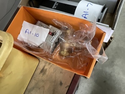 BOX TO INC. 35mm BRASS VALVE & 2No. MAINS ISOLATORS