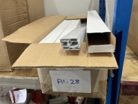 BOX TO INC. APPROX. 20No. UNUSED 600mm x 600mm LED PANEL CEILING MOUNTING KIT